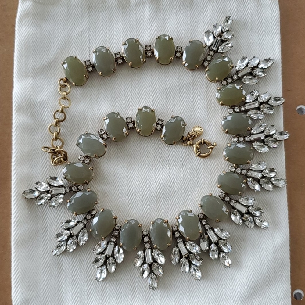 J. Crew Stone and Crystal Neclace